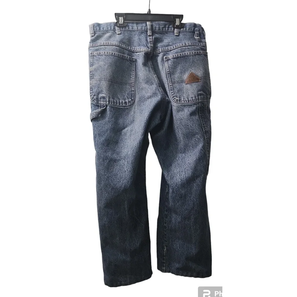 Bulwark FR Carpenter Jeans Flame Resistant Work Pants Denim‎ Blue Size 35x25